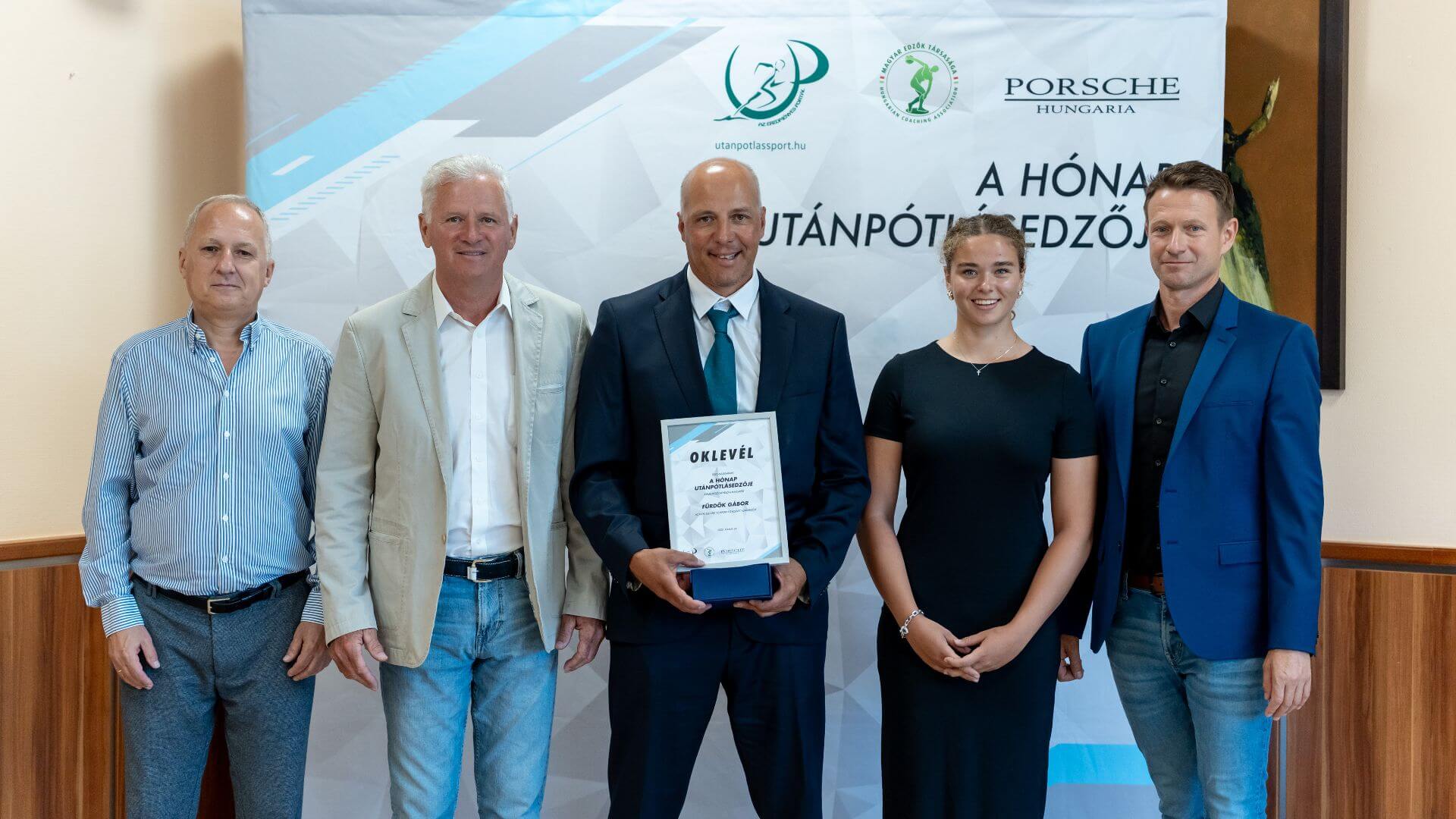 Májusban Fürdök Gábor kenutréner A hónap utánpótlásedzője