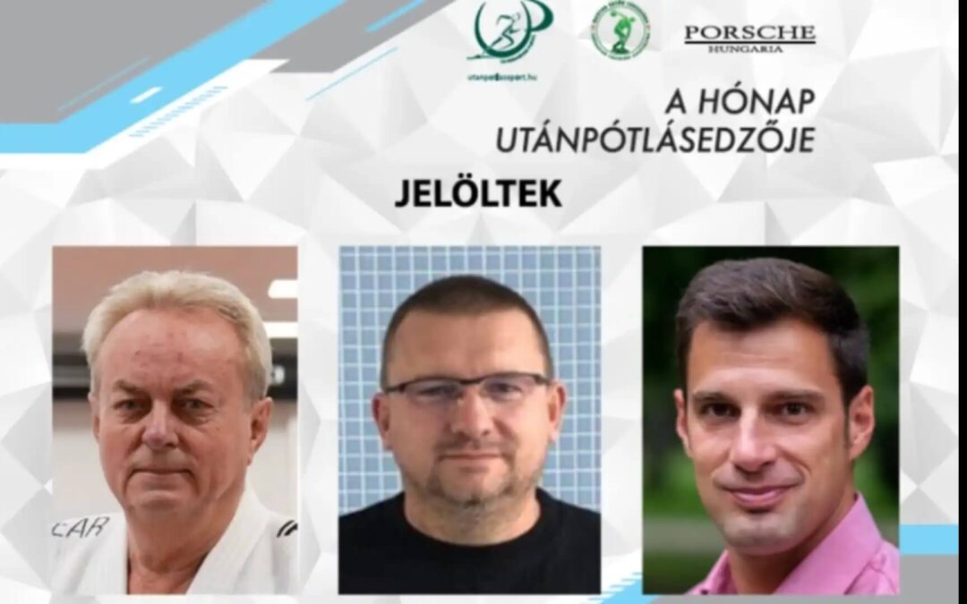 Cselgáncs-, úszó- és öttusatréner a júniusi díj három jelöltje