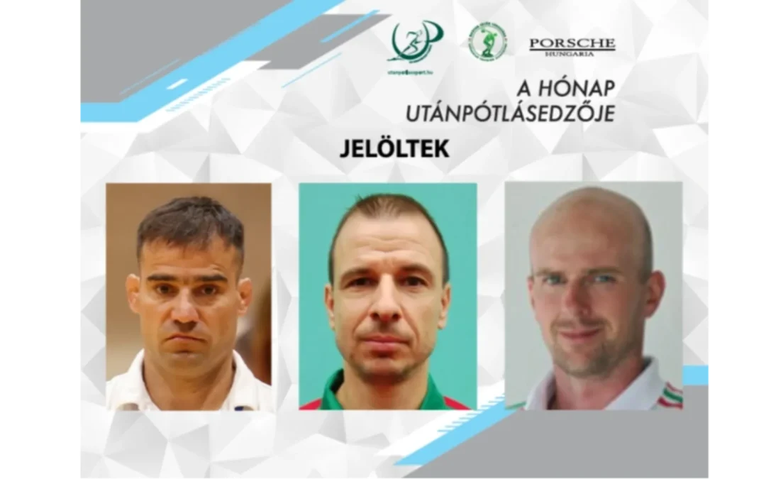 A hónap utánpótlásedzője: cselgáncs-, asztalitenisz- és kajaktréner a szeptemberi díj három jelöltje