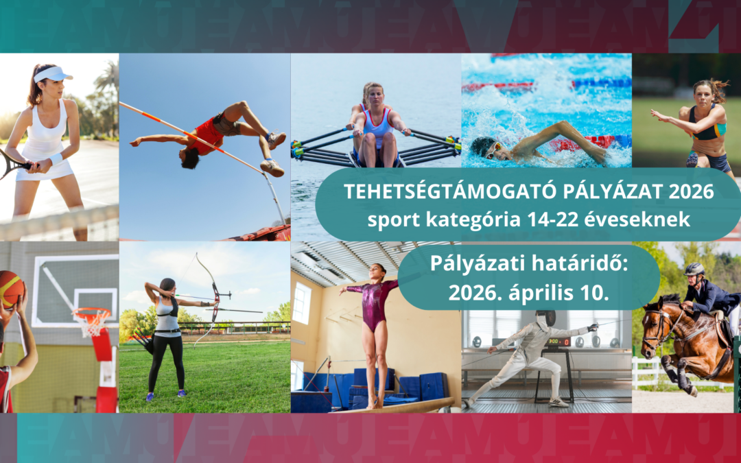 Tehetségtámogató pályázati felhívás sport kategóriában
