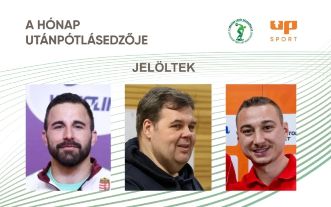 A hónap utánpótlásedzője: birkózó-, sportlövő- és atlétatréner a márciusi díj három jelöltje