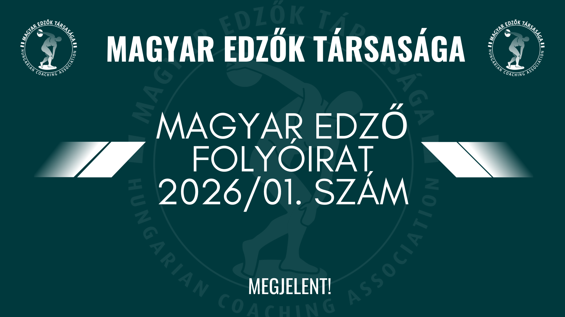 Megjelent a Magyar Edző folyóirat legújabb száma