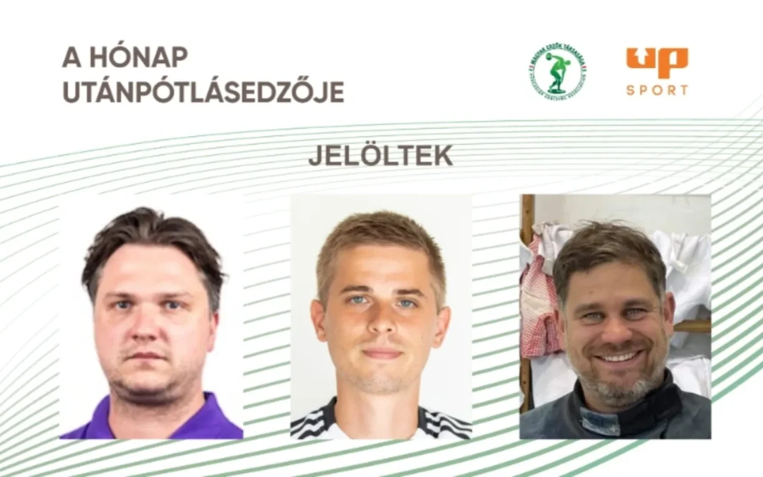 A hónap utánpótlásedzője: jégkorong-, kosárlabda- és vívótréner az áprilisi díj három jelöltje