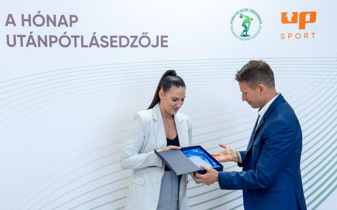 Sleisz Gabriella birkózótréner A hónap utánpótlásedzője májusi díjazottja