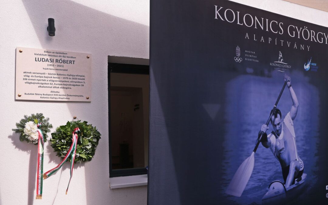 Budafokon felavatták Ludasi Róbert mesteredző emléktábláját